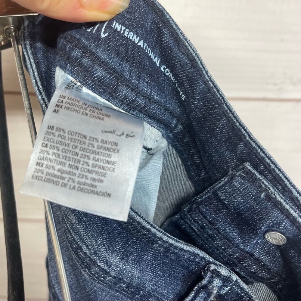 Inc Embellished-Stripe Skinny Jeans View 5
